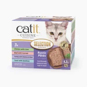 Catit Cuisine Selection Paté para Gatos - Pack Variado de 12