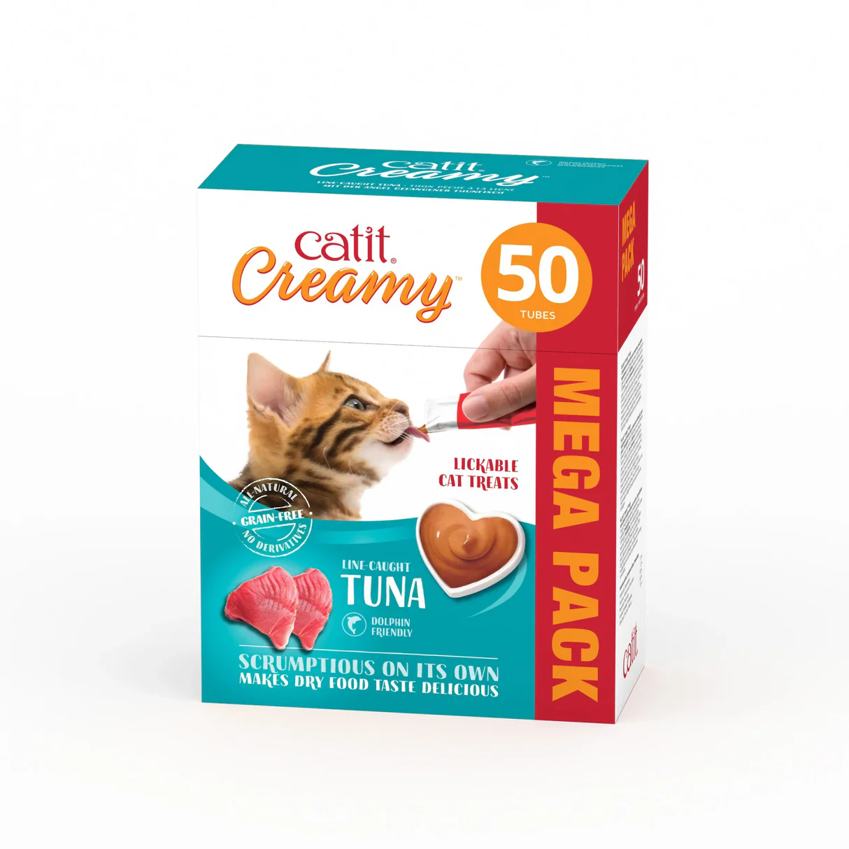 Snacks cremosos para gatos Catit Creamy – 50 Tubos - Imagen 6