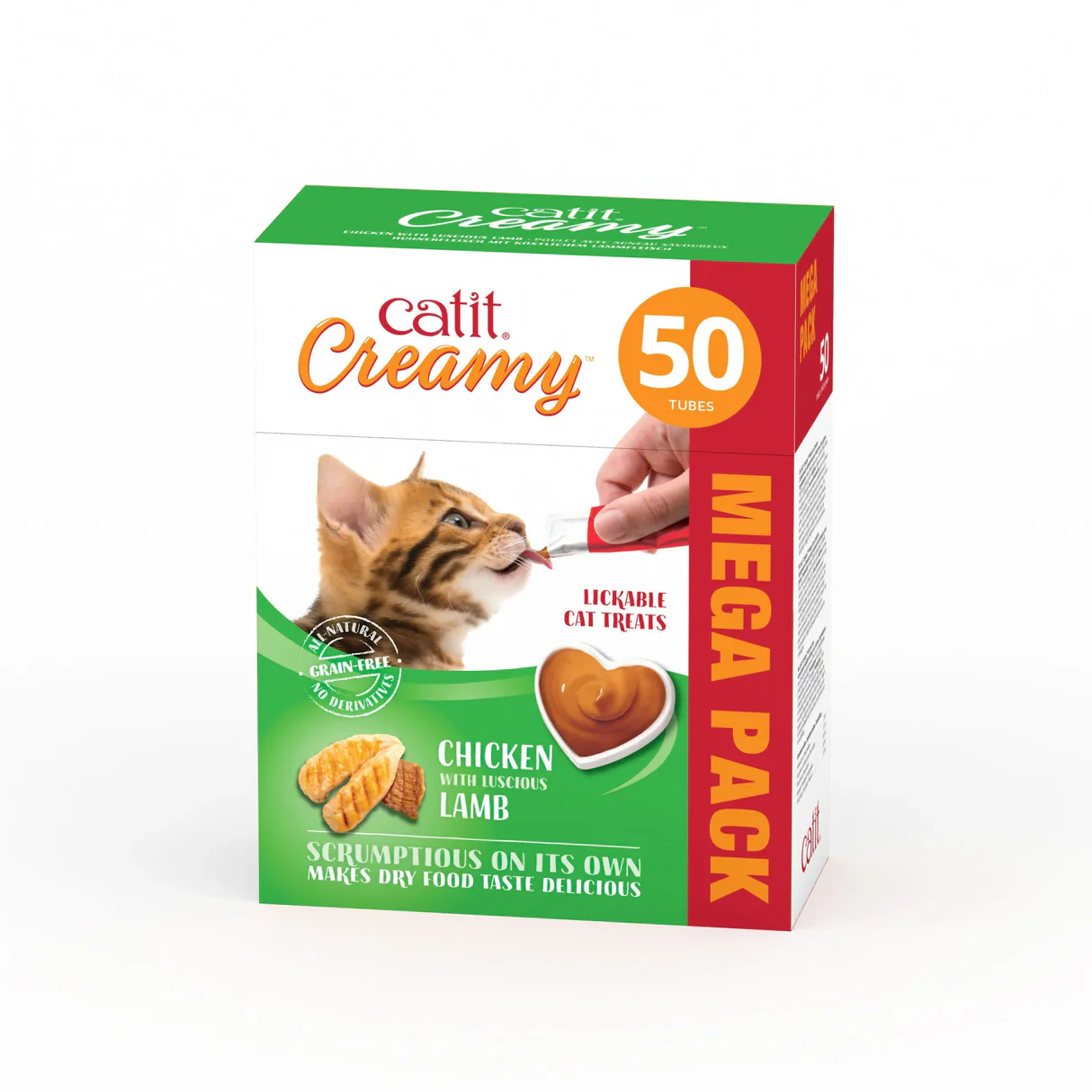 Snacks cremosos para gatos Catit Creamy – 50 Tubos - Imagen 4