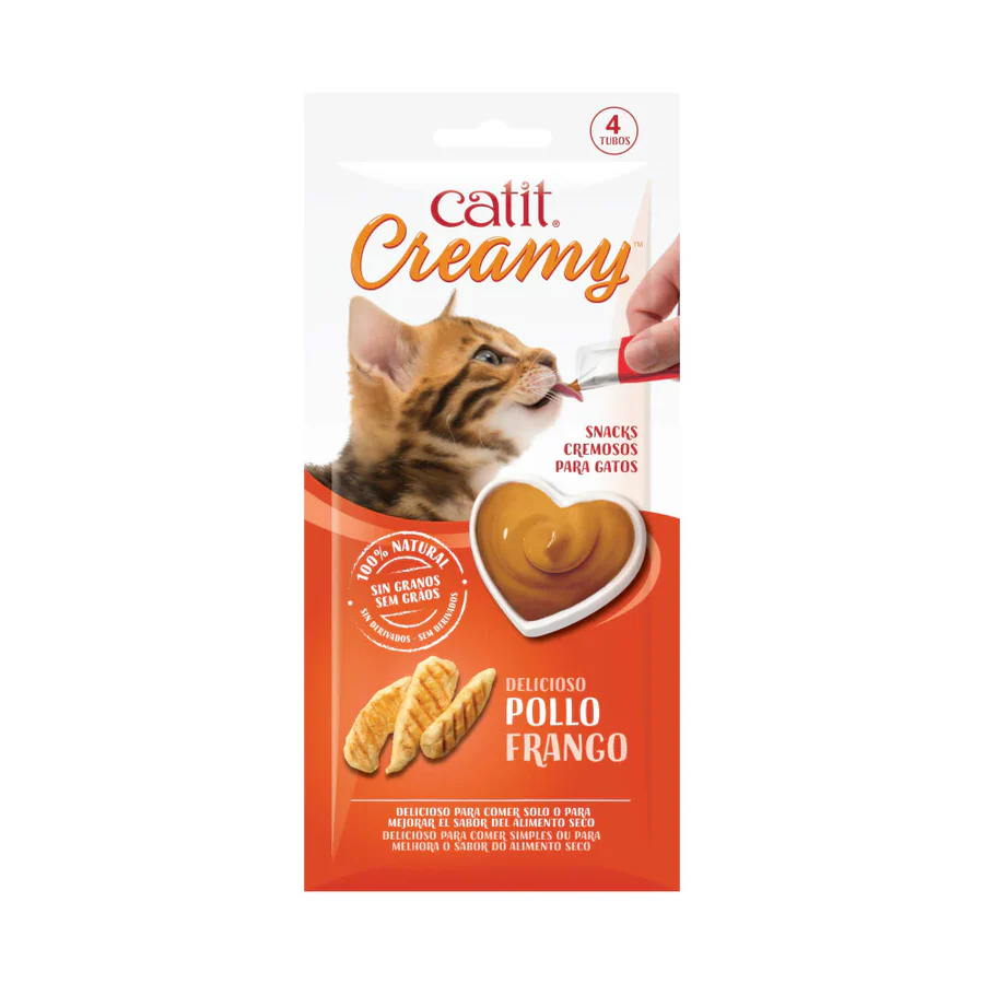 Snacks cremosos para gatos Catit Creamy – 50 Tubos - Imagen 10