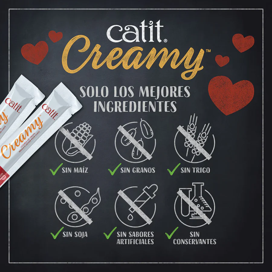 Snacks cremosos para gatos Catit Creamy – 50 Tubos - Imagen 2
