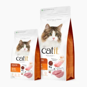 Pienso para gatos quisquillosos Catit Recipes - Receta de Aves para ADULTO (packs de 6 y 4)