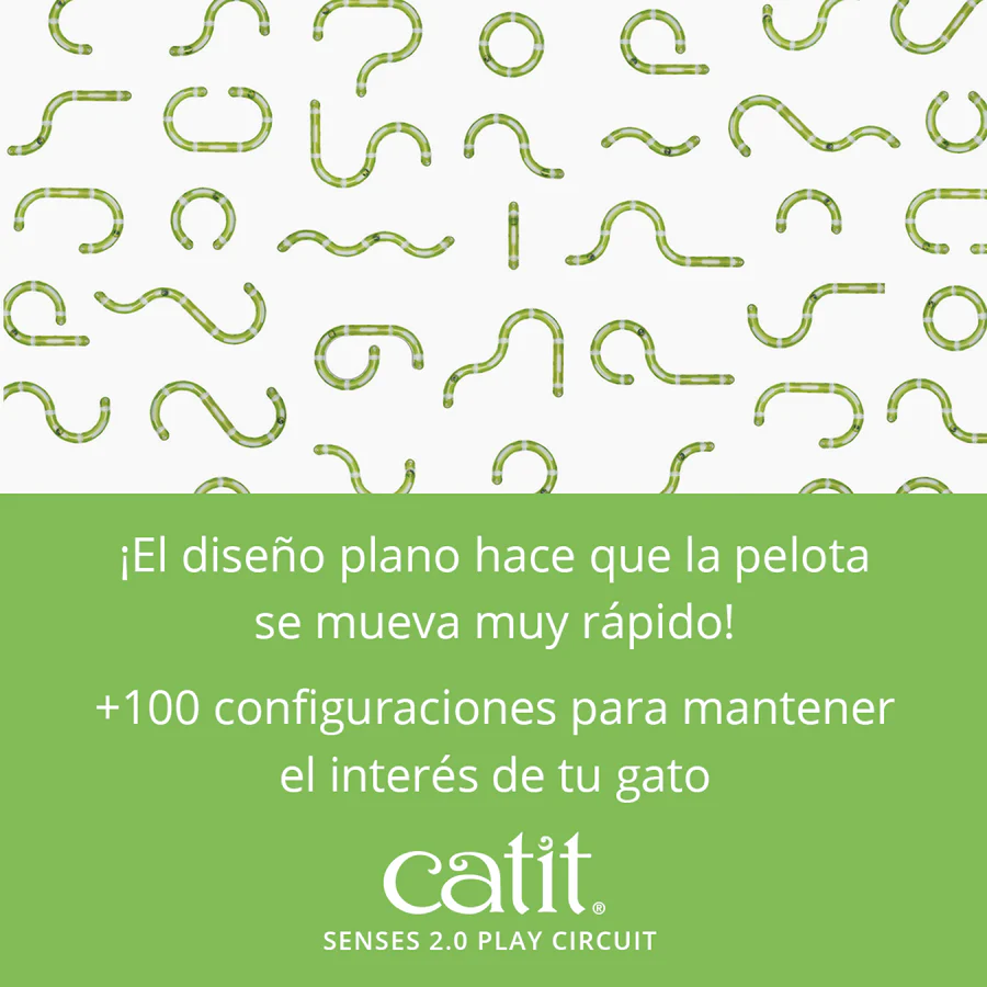 Circuitos con pelota para gatos Catit Senses - Imagen 8