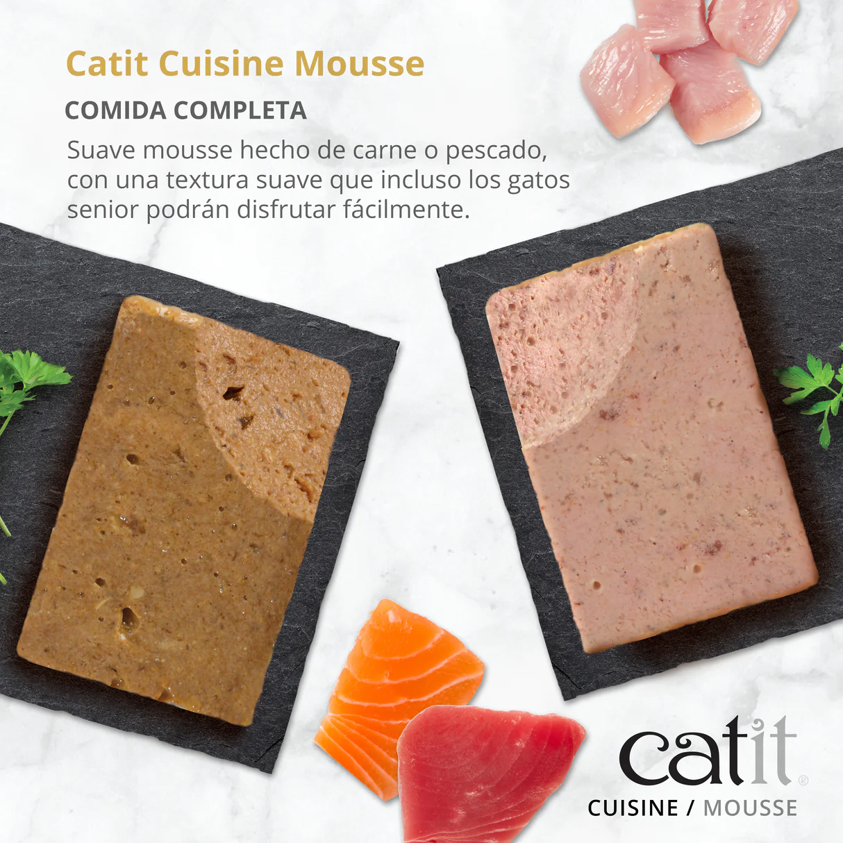 Mousse para gatos Catit Cuisine (pack de 12) - Imagen 2