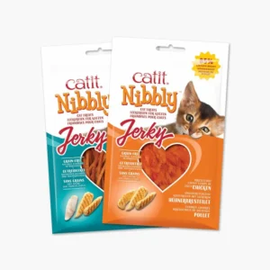 Snacks masticables para gatos Catit Nibbly Grills (pack de 12)