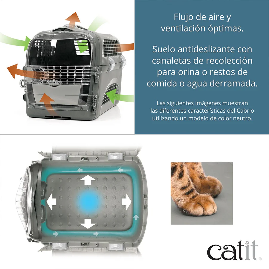 Transportín para gatos Catit Cabrio - Imagen 6