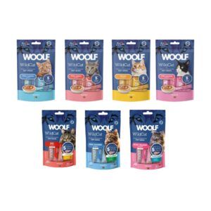 Pack Variado de 12 sobres (x5 unidades) de Cremas Woolf Wildcat