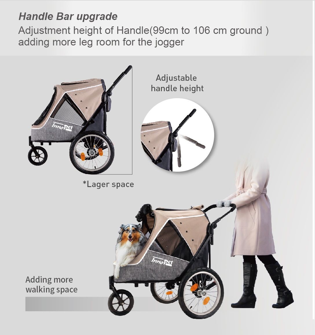 Carrito Sporty Evolution - Latte - Imagen 7