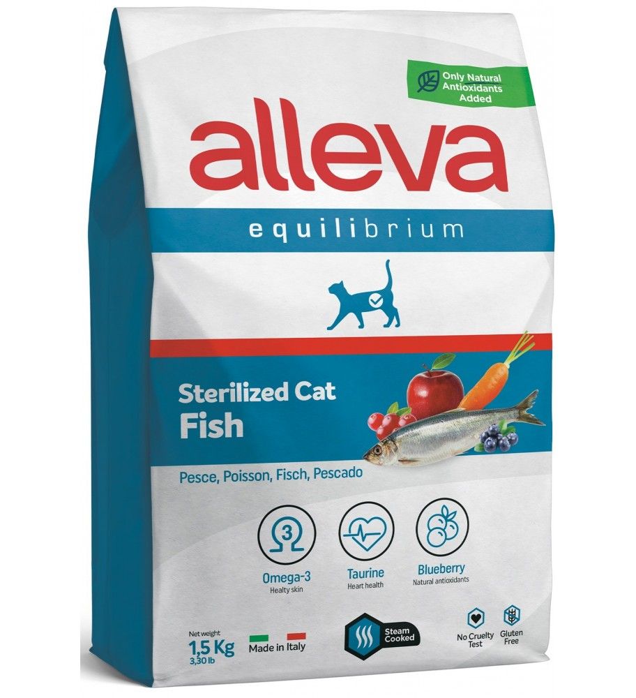 Alleva Equilibrium Pescado Gato Esterilizado(10 Kg)