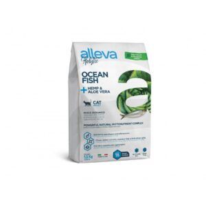 Alleva Holistic gatos Adultos con Pescado Oceánico + Cannabis & Aloe Vera