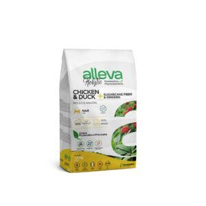 Alleva Holistic gatos Esterilizados con Pollo & Pato + Caña de Azucar & Gingseng