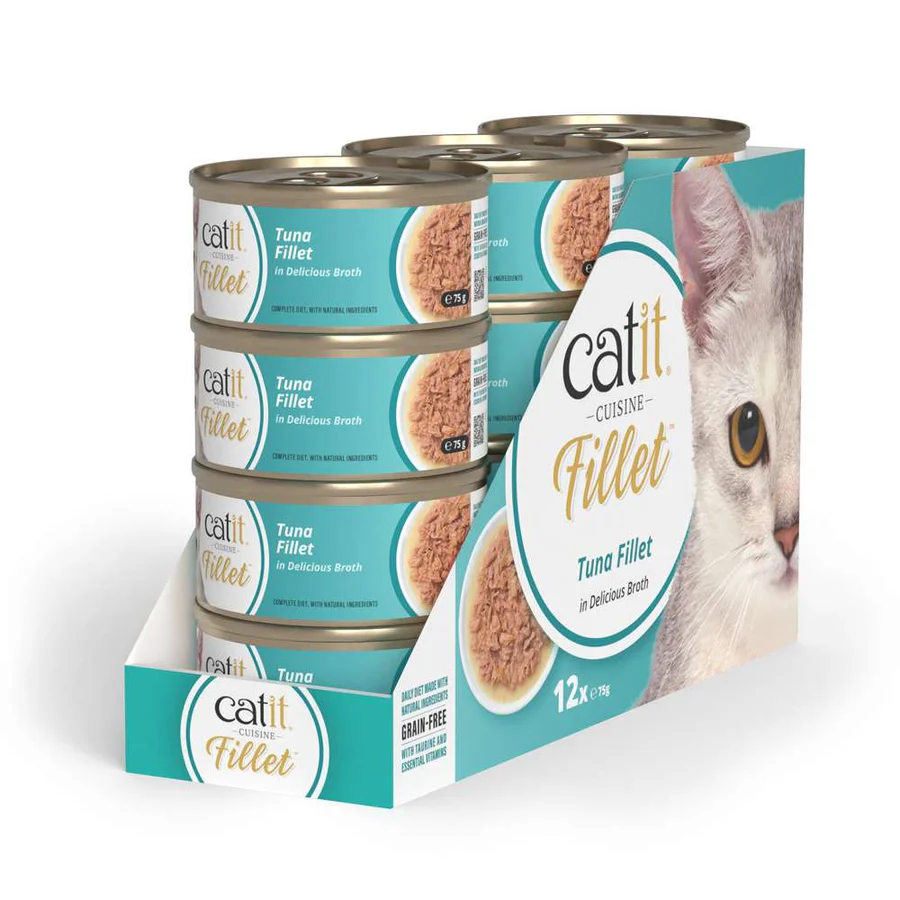 Atún desmenuzado para gatos Catit Cuisine Fillet (pack de 12 unidades) - Imagen 10