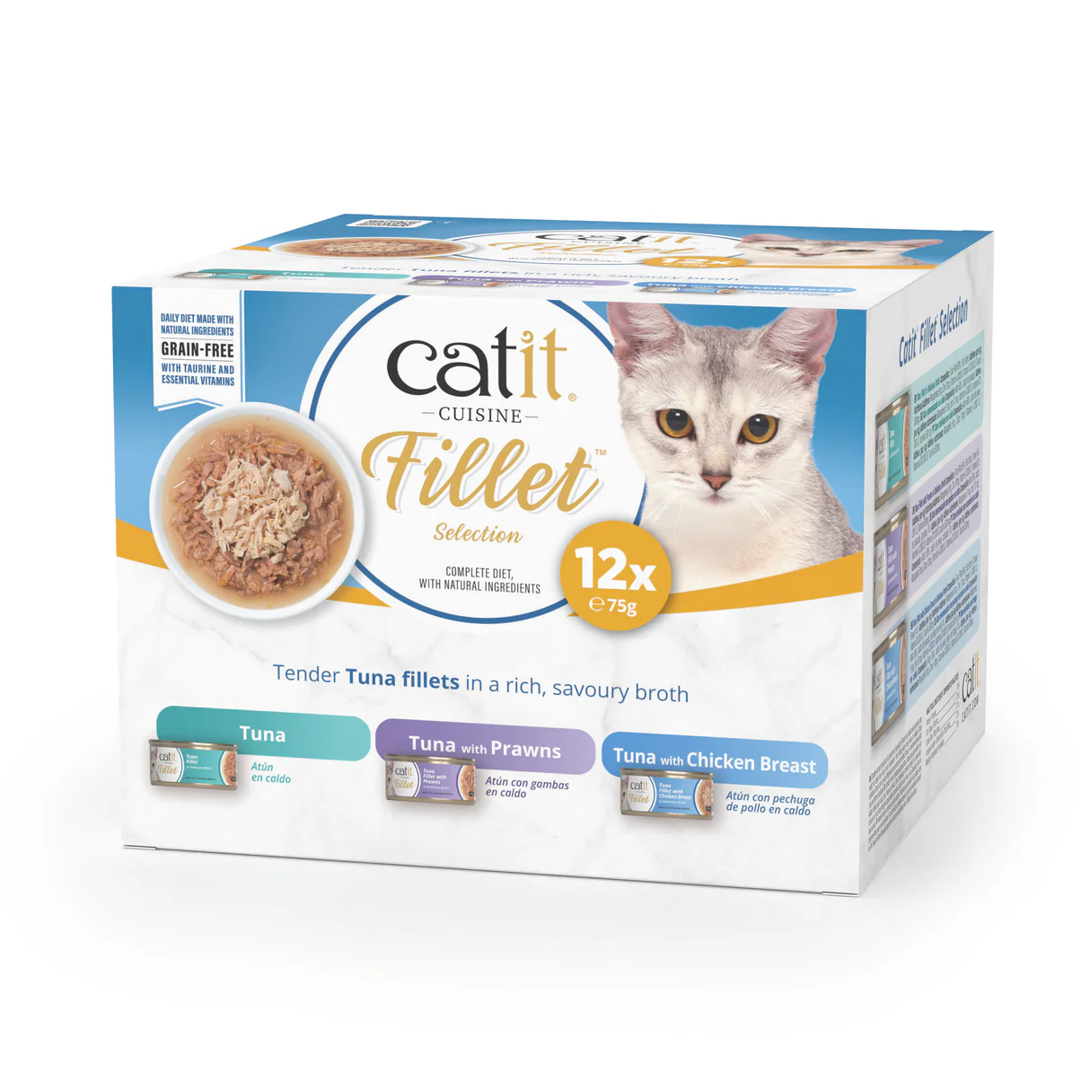 Atún desmenuzado para gatos Catit Cuisine Fillet (pack de 12 unidades) - Imagen 15