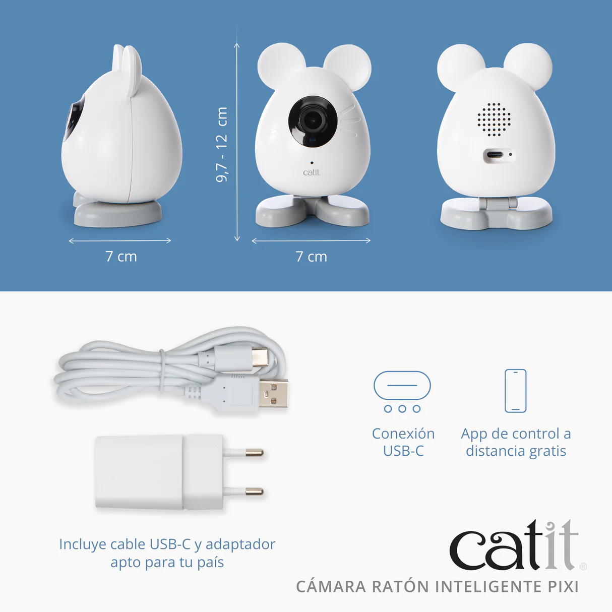 Cámara Ratón Inteligente Catit PIXI - Imagen 7