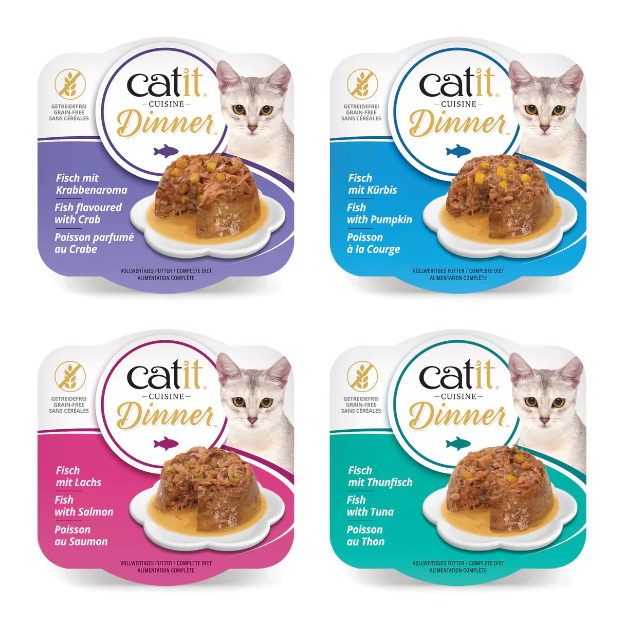 Catit Cuisine Dinner Pescado (Pack de 12)