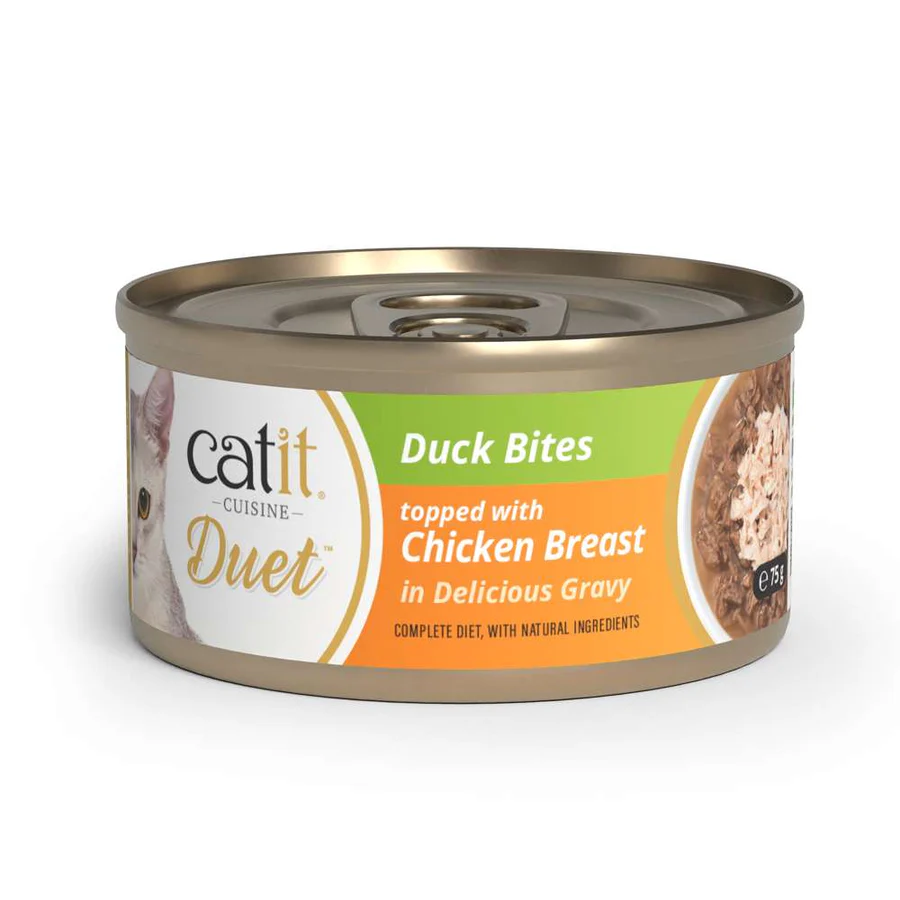 Dúo de carne con toppings para gatos Catit Cuisine Duet (12 u) - Imagen 11