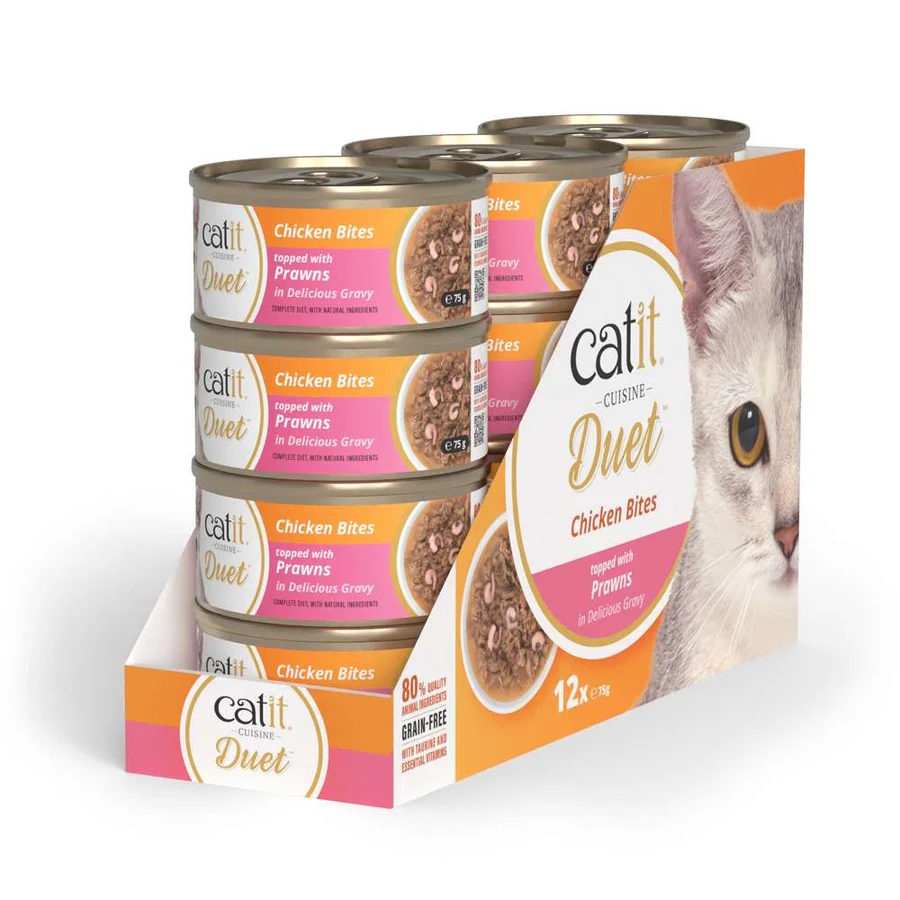 Dúo de carne con toppings para gatos Catit Cuisine Duet (12 u) - Imagen 14