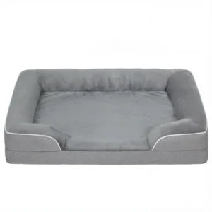 Cama Rectangular para Gato con Cojín Extraíble y Base Antideslizante
