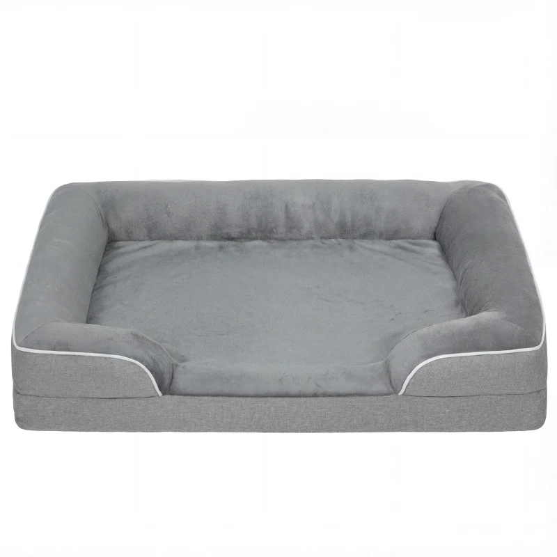 Cama Rectangular para Gato con Cojín Extraíble y Base Antideslizante