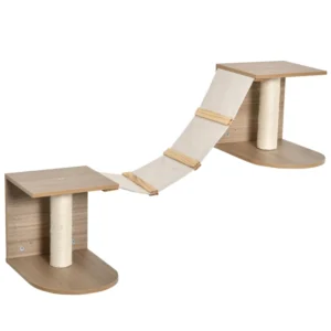 Escalada de Pared para Gatos con Rampa y Plataformas de Descanso