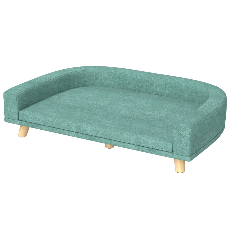Sofá Elevado para Gato con Patas de Madera - Imagen 7