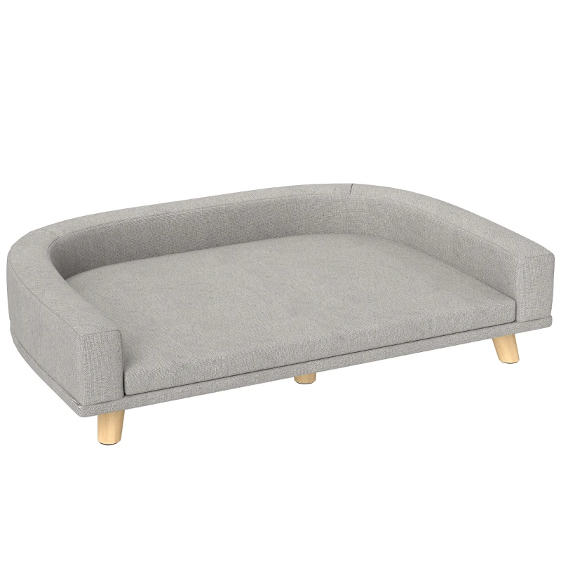 Sofá Elevado para Gato con Patas de Madera - Imagen 8