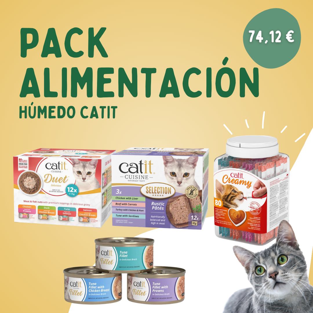 Pack Alimentación Húmedo Catit
