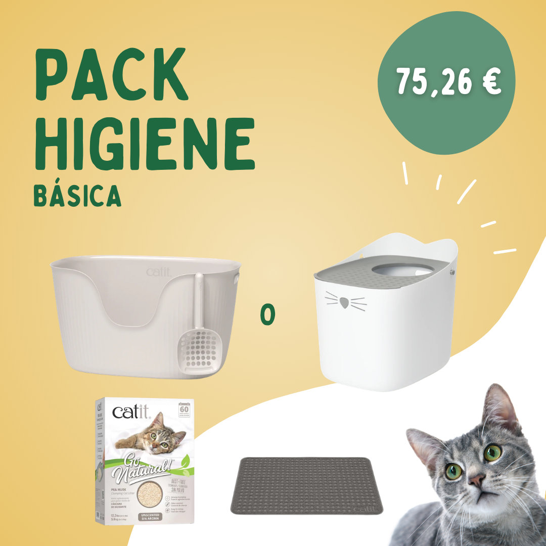 Pack Higiene Básico para gatos